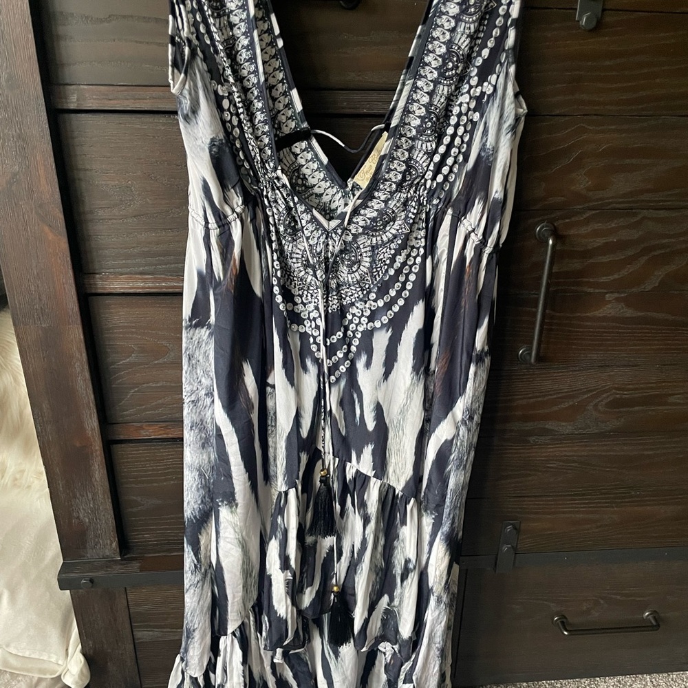 La Moda high low coverup dress